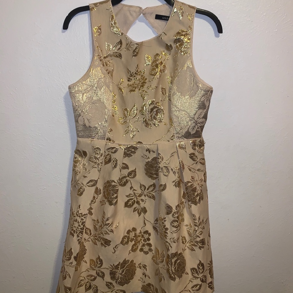 Gold dress